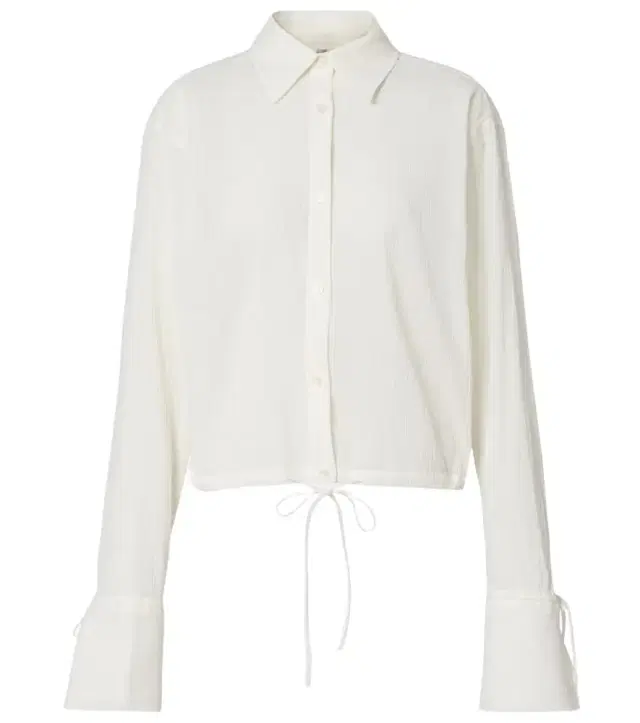 Toteme Cropped cotton shirt