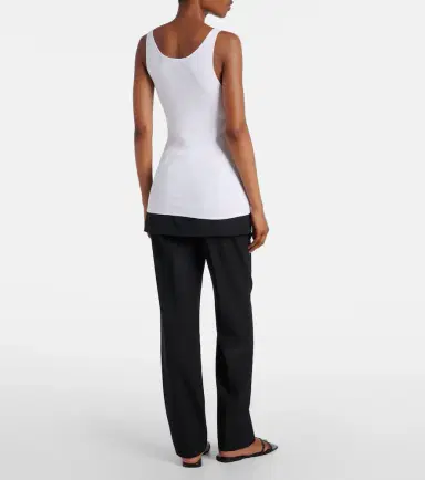 Toteme Cotton jersey tank top | Thumbnail 5