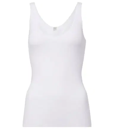 Toteme Cotton jersey tank top | Thumbnail 1
