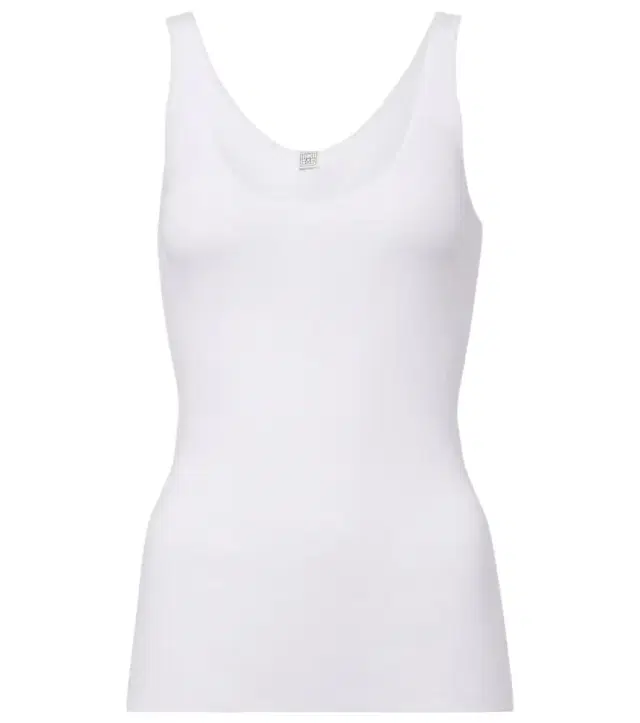 Toteme Cotton jersey tank top