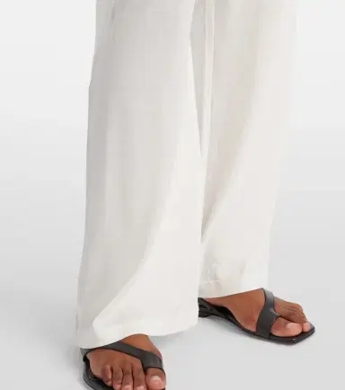 Toteme Cotton and silk wide-leg pants | Thumbnail 5