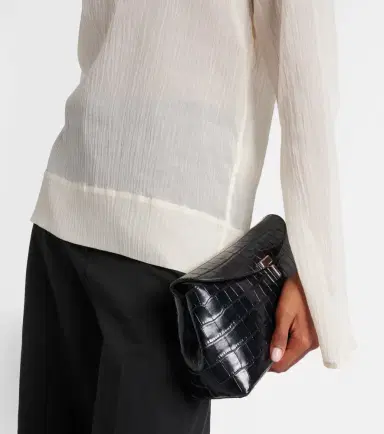 Toteme Sheer cotton and silk top | Thumbnail 4