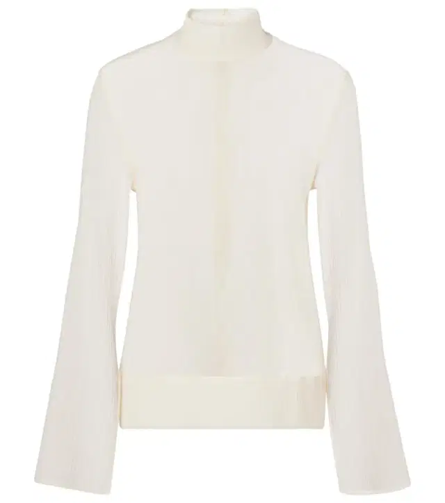 Toteme Sheer cotton and silk top