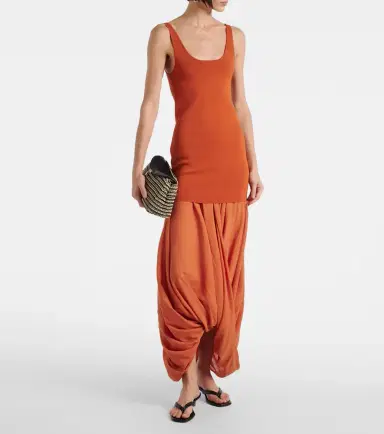 TOTEME Cocoon jersey midi dress | Thumbnail 2
