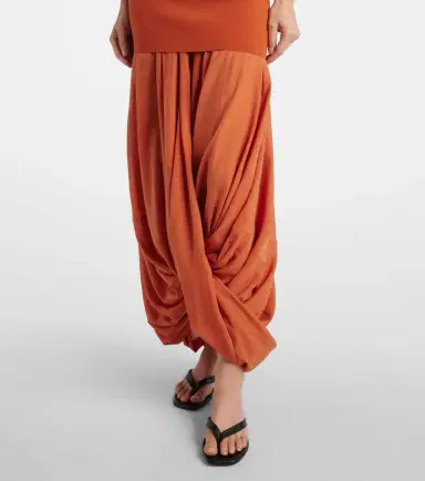 TOTEME Cocoon jersey midi dress | Thumbnail 4