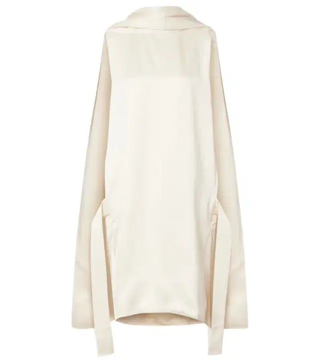 Toteme Cocoon deconstructed satin minidress