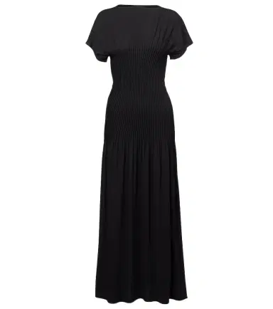 Toteme Pleated jersey maxi dress | Thumbnail 1