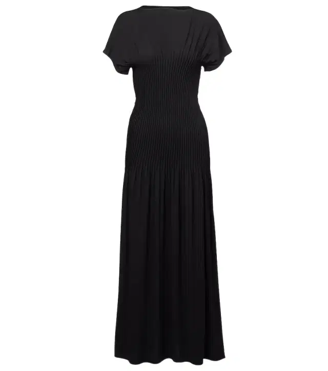 Toteme Pleated jersey maxi dress
