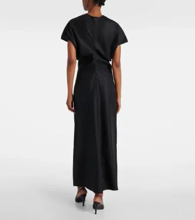 TOTEME Gathered maxi dress | Thumbnail 6
