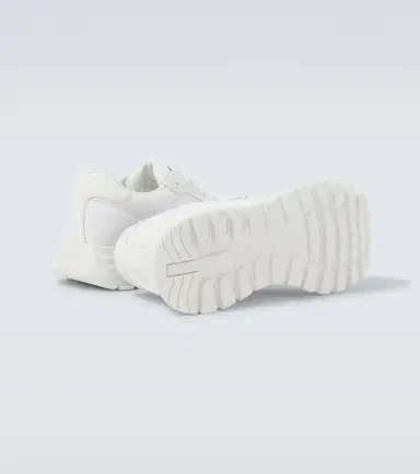Prada Re-Nylon and leather sneakers | Thumbnail 2 Prada Re-Nylon and leather sneakers | Thumbnail 2