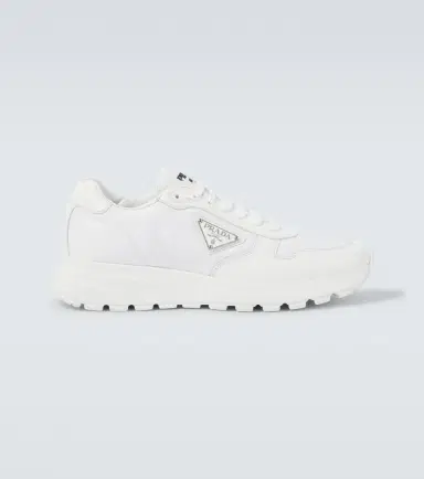 Prada Re-Nylon and leather sneakers | Thumbnail 3 Prada Re-Nylon and leather sneakers | Thumbnail 3