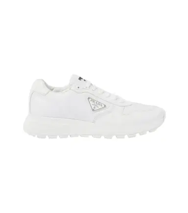 Prada Re-Nylon and leather sneakers | Thumbnail 1 Prada Re-Nylon and leather sneakers | Thumbnail 1