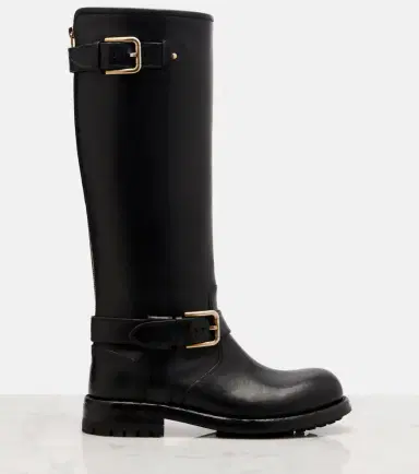 Dolce & Gabbana Leather biker boots | Thumbnail 4 Dolce & Gabbana Leather biker boots | Thumbnail 4