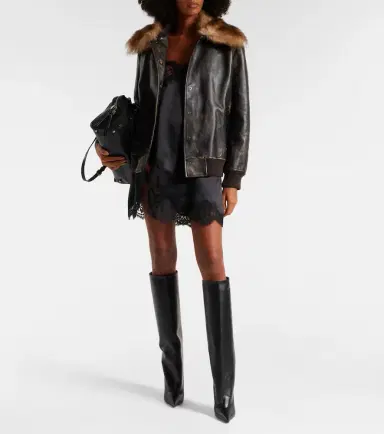 Dolce & Gabbana Leather knee-high boots | Thumbnail 5