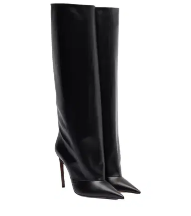 Dolce & Gabbana Leather knee-high boots | Thumbnail 1