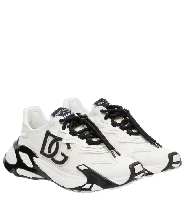 Dolce & Gabbana Day Faster DG suede-trimmed sneakers