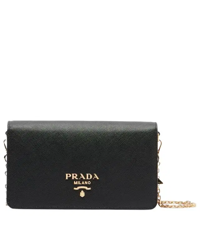 Saffiano Mini leather shoulder bag