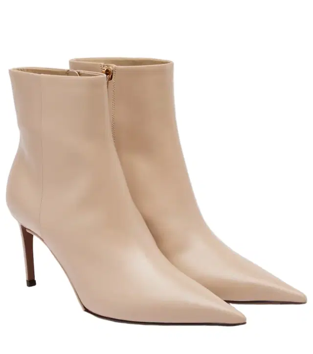 Leather ankle boots