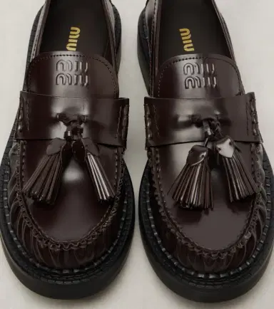 Miu Miu Leather loafers | Thumbnail 4 Miu Miu Leather loafers | Thumbnail 4
