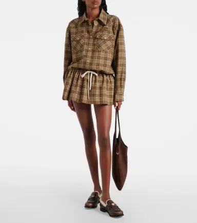 Miu Miu Shearling-lined leather penny loafers | Thumbnail 5 Miu Miu Shearling-lined leather penny loafers | Thumbnail 5
