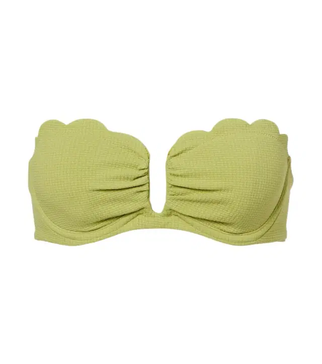 Marysia Lisbon scalloped bikini top
