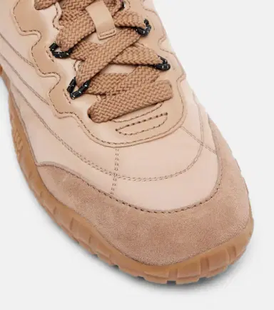 Miu Miu Suede-trimmed sneakers | Thumbnail 2