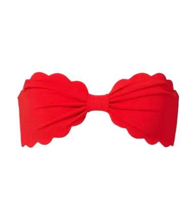 Marysia Antibes scalloped bandeau bikini top | Thumbnail 1