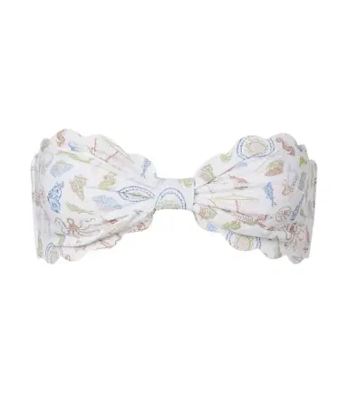 Marysia Antibes scalloped bandeau bikini top | Thumbnail 1