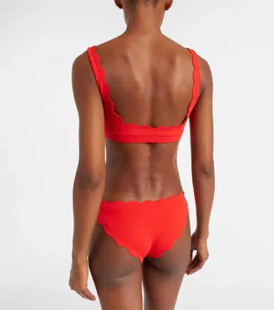 Marysia Mini Palm Springs scalloped bikini top | Thumbnail 4