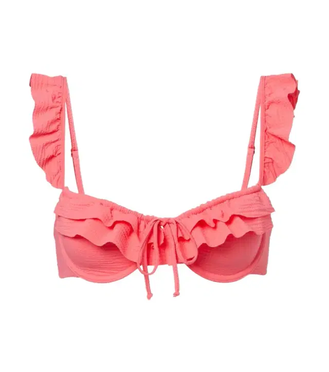 Marysia Seraphine ruffled bikini top