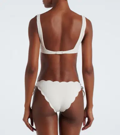 Marysia North scalloped bikini top | Thumbnail 4