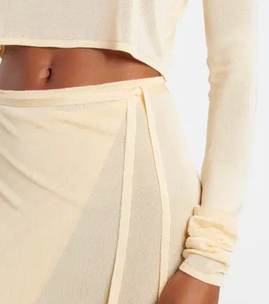 The Frankie Shop Kazel knitted cropped top | Thumbnail 4