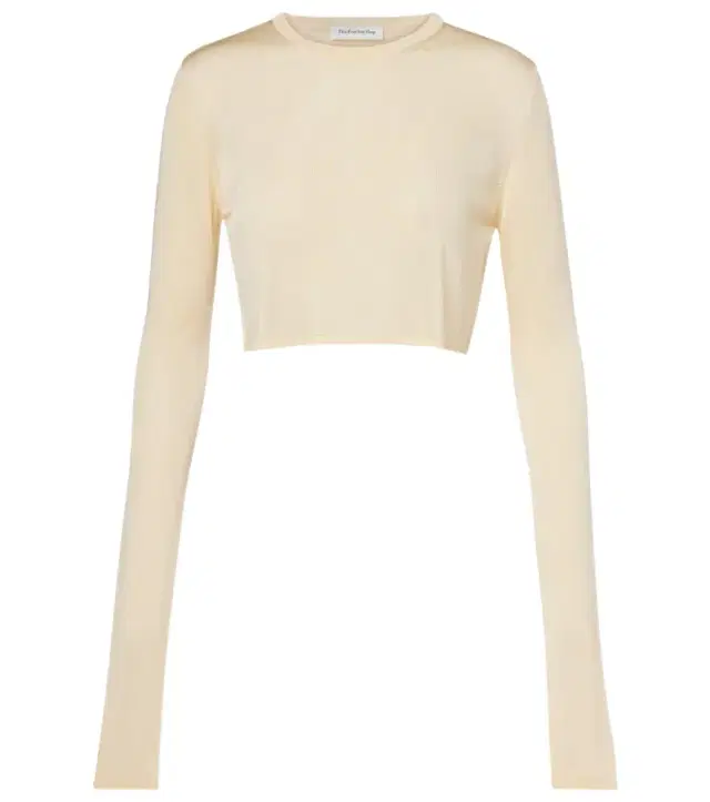 The Frankie Shop Kazel knitted cropped top