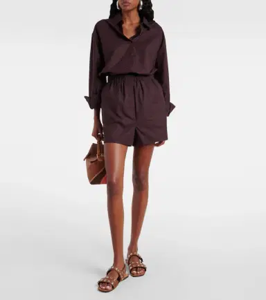 The Frankie Shop Liu cotton shorts | Thumbnail 2