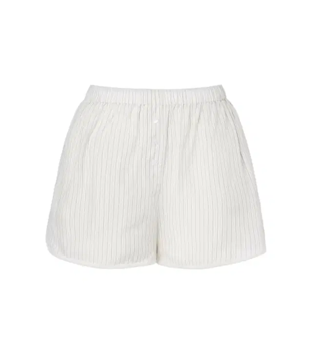 The Frankie Shop Brenna sheer striped shorts