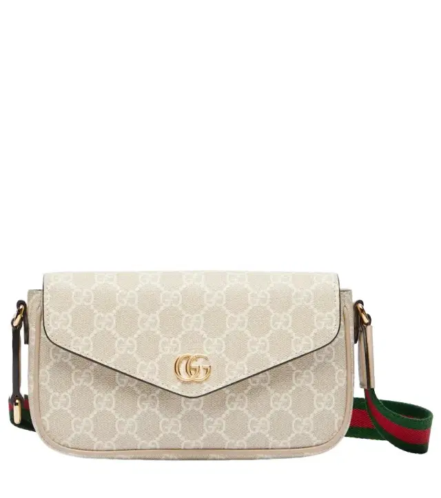 Ophidia canvas crossbody bag
