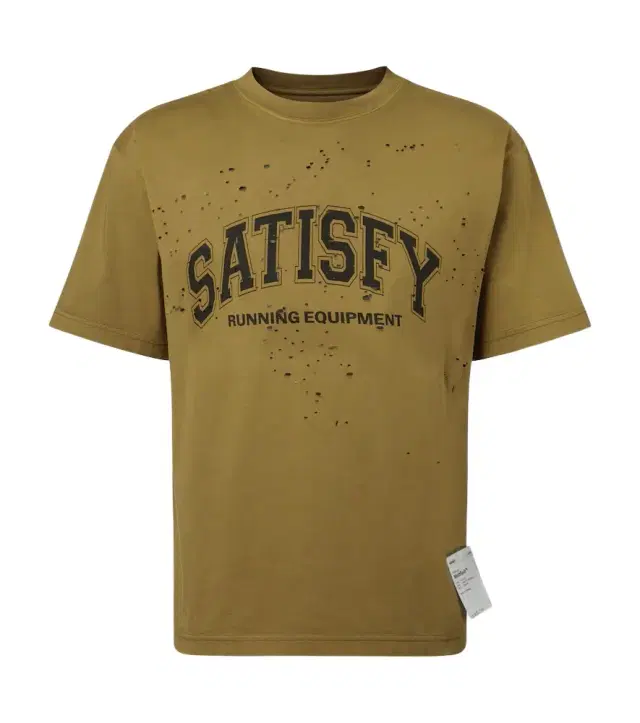 Satisfy MothTech printed cotton jersey T-hirt