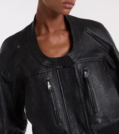 Jacquemus Cropped leather jacket | Thumbnail 6 Jacquemus Cropped leather jacket | Thumbnail 6