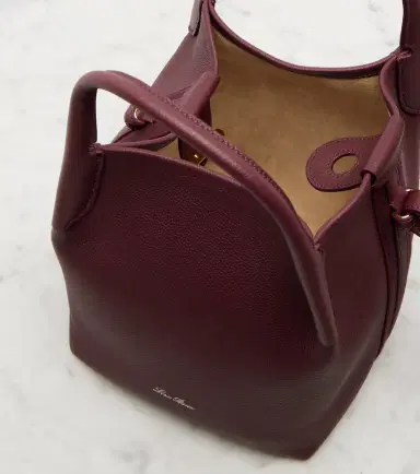 Loro Piana Bale Small leather bucket bag | Thumbnail 4