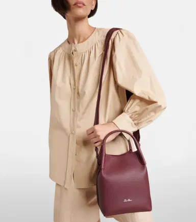 Loro Piana Bale Small leather bucket bag | Thumbnail 6