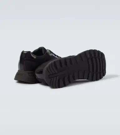 Prada Re-Nylon and leather sneakers | Thumbnail 3 Prada Re-Nylon and leather sneakers | Thumbnail 3