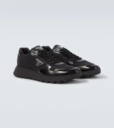 Prada Re-Nylon and leather sneakers | Thumbnail 4 Prada Re-Nylon and leather sneakers | Thumbnail 4