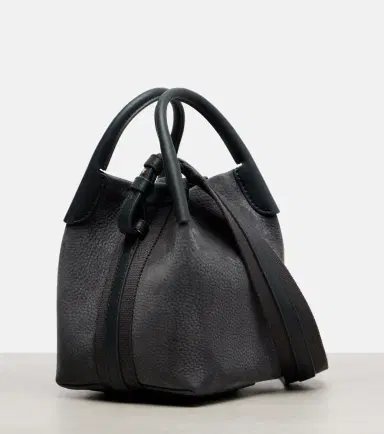 Loro Piana Bale Micro leather bucket bag | Thumbnail 3