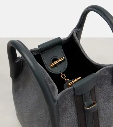 Loro Piana Bale Micro leather bucket bag | Thumbnail 4