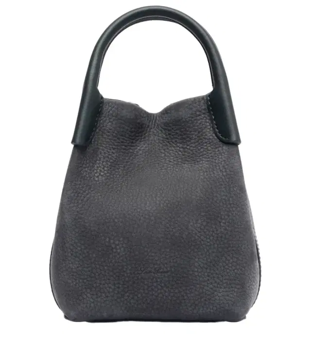 Loro Piana Bale Micro leather bucket bag