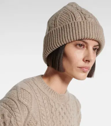 Loro Piana Cable-knit cashmere beanie | Thumbnail 4 Loro Piana Cable-knit cashmere beanie | Thumbnail 4