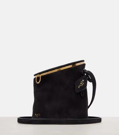 Alaïa Alaïa La Canette Small suede bucket bag | Thumbnail 4 Alaïa Alaïa La Canette Small suede bucket bag | Thumbnail 4