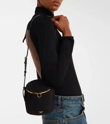 Alaïa Alaïa La Canette Small suede bucket bag | Thumbnail 5 Alaïa Alaïa La Canette Small suede bucket bag | Thumbnail 5