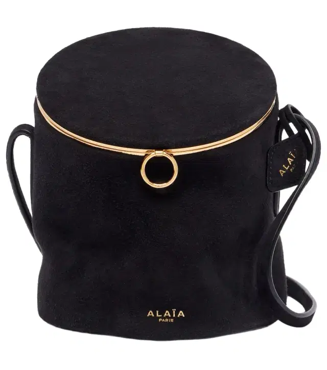 Alaia Alaïa La Canette Small suede bucket bag