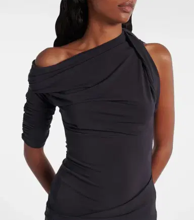 Jacquemus Drapeado jersey minidress | Thumbnail 4 Jacquemus Drapeado jersey minidress | Thumbnail 4